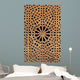 Old wooden latticework Wall Mural