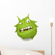 big green virus Wall Decal