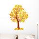 Yellow Tree Wall Mural