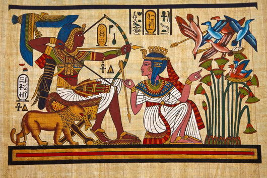 Antique Egyptian Papyrus and