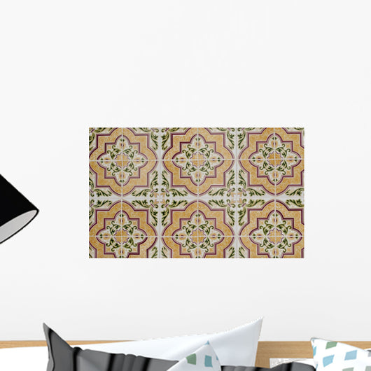 Portuguese Glazed Tiles Wall Mural
