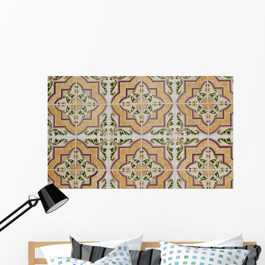Portuguese Glazed Tiles Wall Mural