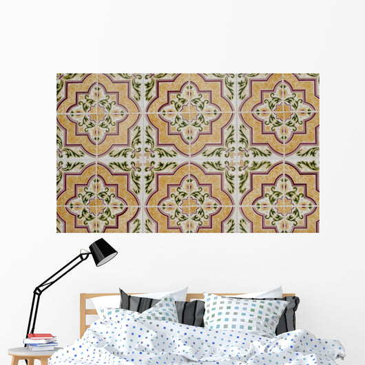 Portuguese Glazed Tiles Wall Mural