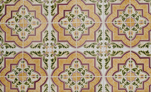 Portuguese Glazed Tiles Wall Mural
