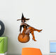 Witch With Pumpkin 3 Wall Decal