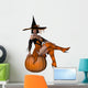Witch With Pumpkin 3 Wall Decal