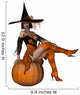 Witch With Pumpkin 3 Wall Decal