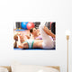 Women Doing Stretching Exercises In Gym Wall Mural