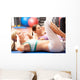 Women Doing Stretching Exercises In Gym Wall Mural