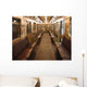 Interior of Moscow Subway Car Wall Mural