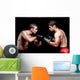 Mixed martial artists before a fight Wall Mural