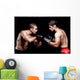 Mixed martial artists before a fight Wall Mural
