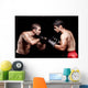 Mixed martial artists before a fight Wall Mural