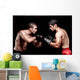 Mixed martial artists before a fight Wall Mural