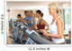Senior Woman On Running Machine In Gym Wall Mural