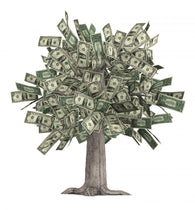 Money Tree Wall Decal