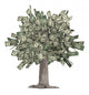 Money Tree Wall Decal