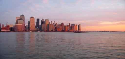 Scrape Sky Building Shore Wall Decal