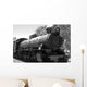 Steam Train in Black and White Wall Mural