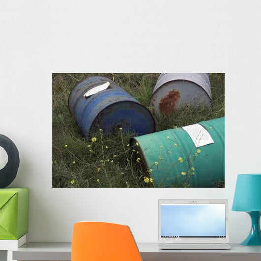 Barrels Wall Decal Design 3