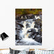 Mountain Waterfall Fast Stream Wall Mural