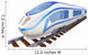 High Speed Train Wall Decal