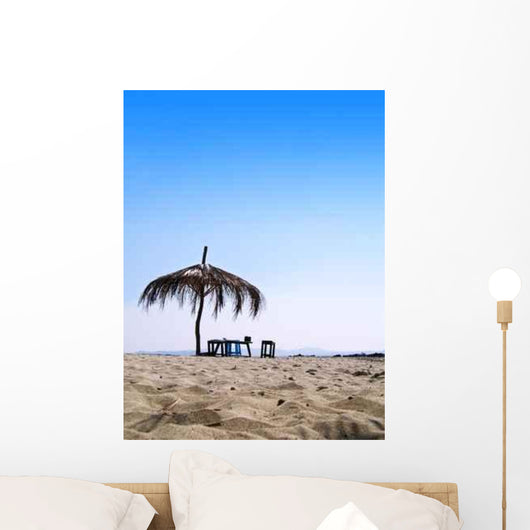Hut Tropical Beach Wall Decal