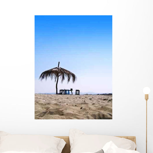 Hut Tropical Beach Wall Decal