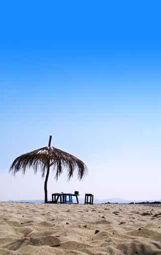 Hut Tropical Beach Wall Decal