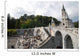 Esplanade and Our Lady of the Rosary in Lourdes Wall Mural
