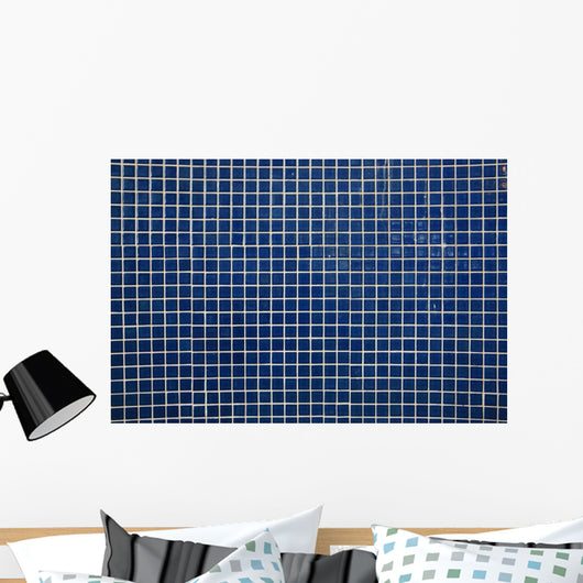 Blue Tiled Wall