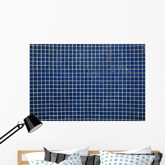 Blue Tiled Wall