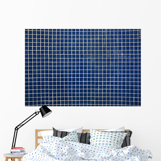Blue Tiled Wall