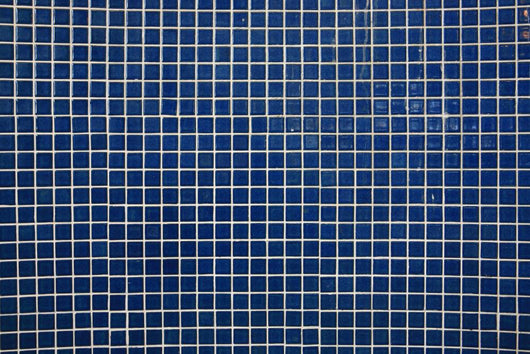 Blue Tiled Wall