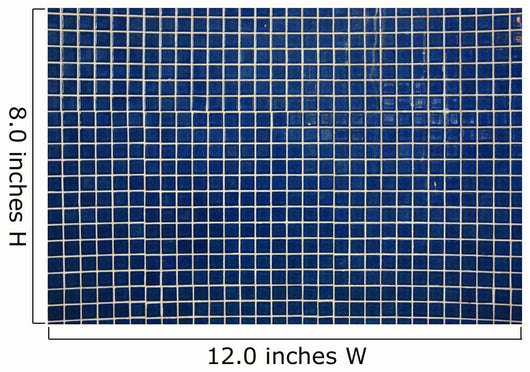 Blue Tiled Wall