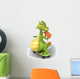 Green Dragon and Skateboard Wall Decal