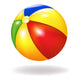 Beach Ball Wall Decal