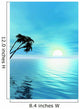 Ocean and Palm Tree Wall Mural