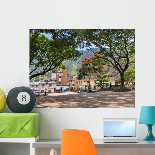 La Place Du Village Wall Decal