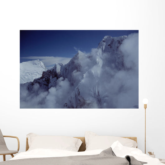 rocks and clouds Wall Mural