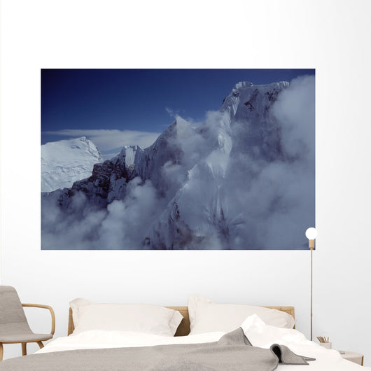 rocks and clouds Wall Mural