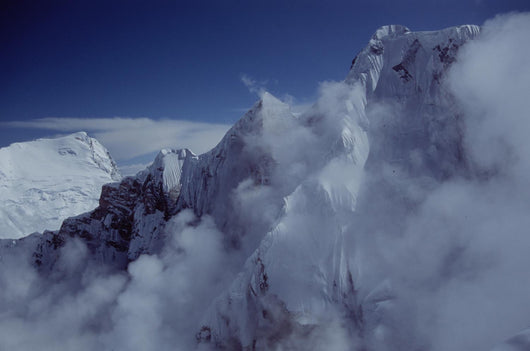 rocks and clouds Wall Mural