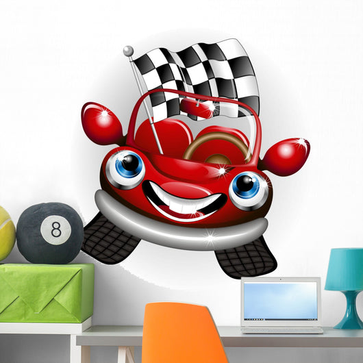Formula One Automobile Wall Decal