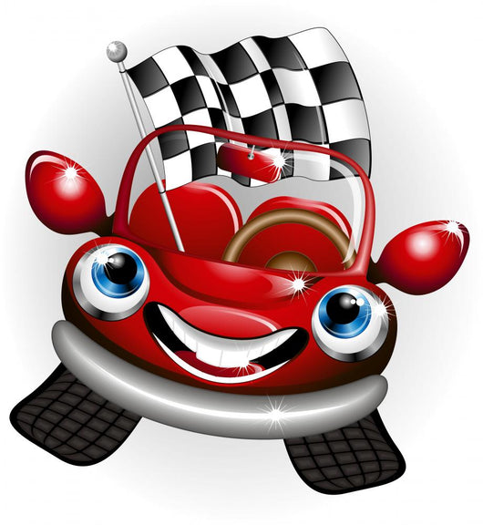 Formula One Automobile Wall Decal