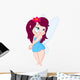 Shy Fairy Wall Decal