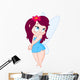 Shy Fairy Wall Decal