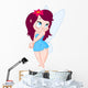 Shy Fairy Wall Decal