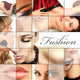fashion collage Wall Mural