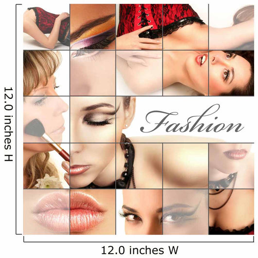 fashion collage Wall Mural