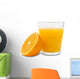 orange juice Wall Decal